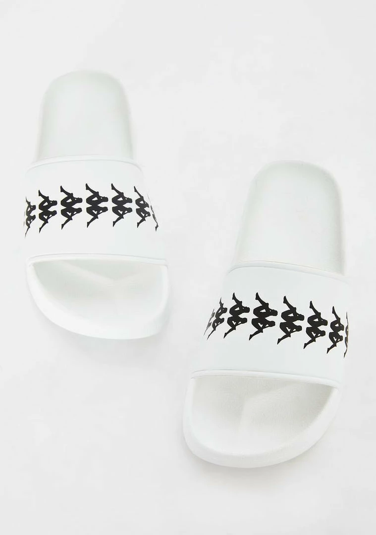 Flash Sale π Kappa White 222 Banda Adam 4 Slides π 4 Kappa White 222 Banda Adam 4 Slides