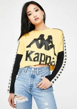 Kappa 222 Banda Boculus Graphic Crop Top