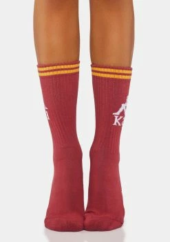 Kappa Red Melody Authentic Amal Socks
