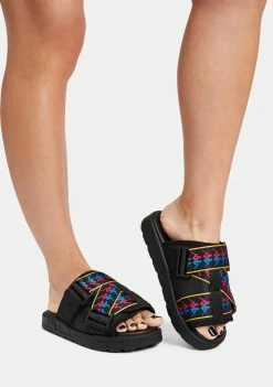 Kappa Black 222 Banda Mitel 6 Sandals