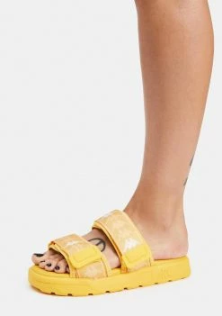 Kappa Yellow White 222 Banda Aster 1 Sandals