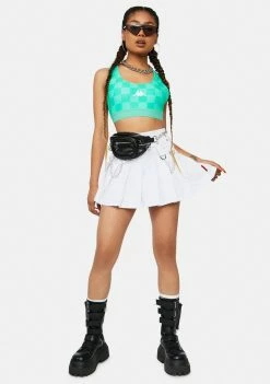 Kappa Green Spring White Authentic Pop Ezay Sports Bra