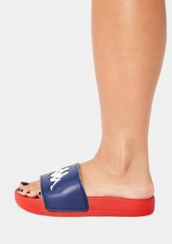 Kappa Blue Red Authentic Adam 2 Slides Sandals