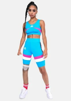 Kappa Blue Authentic Football Lampung Bike Shorts