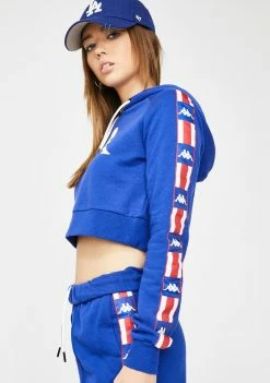 Kappa Authentic LA Berry Crop Hoodie