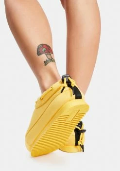 Kappa Flats Yellow Logo Tasin Sneaker Mules