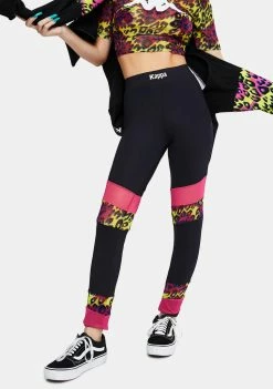 Kappa Authentic Delani Graphik Leggings Bottoms