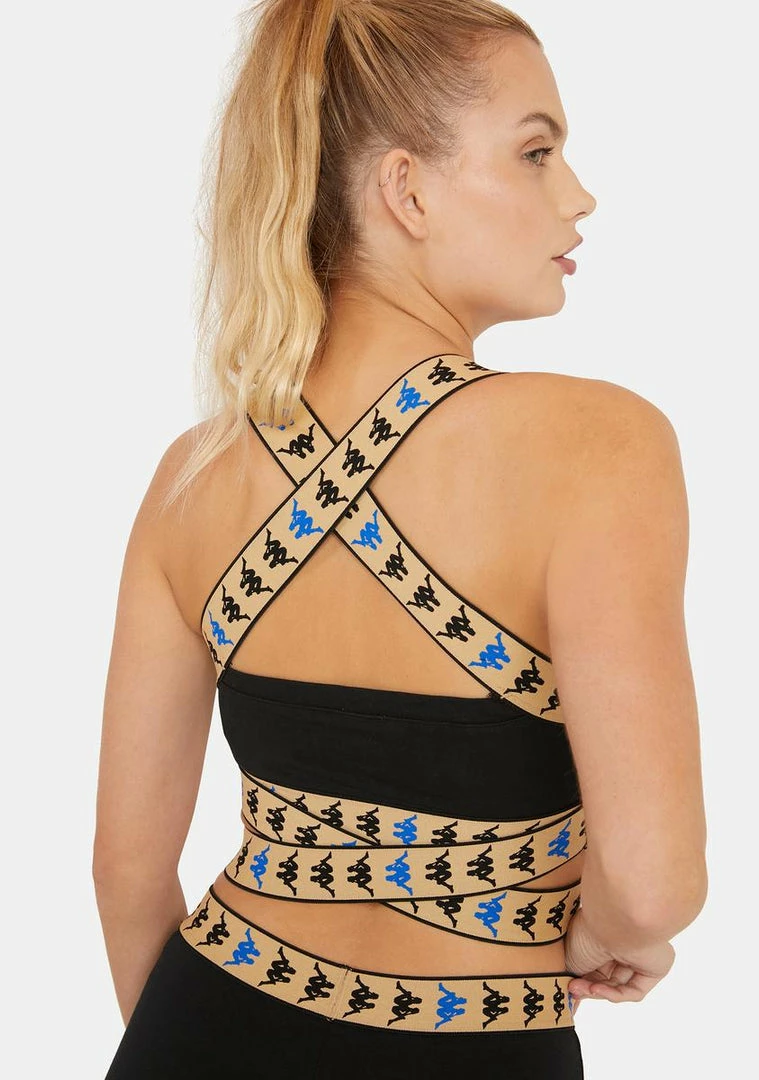 Promo 𧨠Kappa Blue Orange 222 Banda Ivohibe Bra Top Active β 6 Kappa Blue Orange 222 Banda Ivohibe Bra Top Active