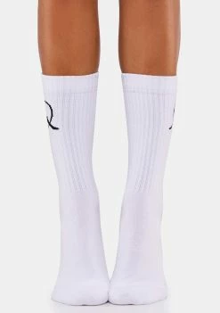 Kappa White Authentic Loval Crew Socks