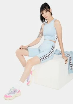 Kappa Bottoms Blue 222 Banda Cicles 2 Biker Shorts