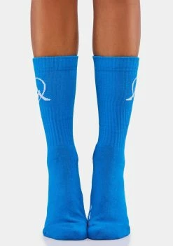 Kappa Blue Authentic Loval Crew Socks