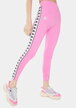 Kappa Active Pink 222 Banda Barrio Leggings