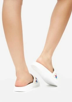 Kappa White 222 Banda Adam 14 Slides Sandals