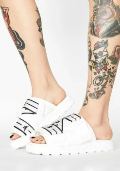 Kappa Sandals White Authentic JPN Mitel Slides