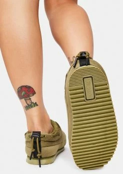 Deals π€© Kappa Olive Logo Tasin π Sneaker Mules Flats π 9 Kappa Olive Logo Tasin Sneaker Mules Flats