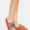 Kappa Red Azure Authentic Aqua 1 Slide Sandals