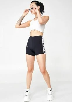 Hot Sale ✨ Kappa Bottoms 222 Banda Atry High Waist Shorts 🎁 8 Kappa Bottoms 222 Banda Atry High Waist Shorts