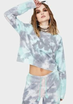 Kappa Tops Authentic Galz Tie Dye Sweatshirt