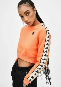 Kappa Melon 222 Banda Bacroy Crop Sweatshirt