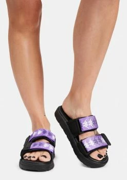 Kappa Black Lilac 222 Banda Aster 4 Sandals